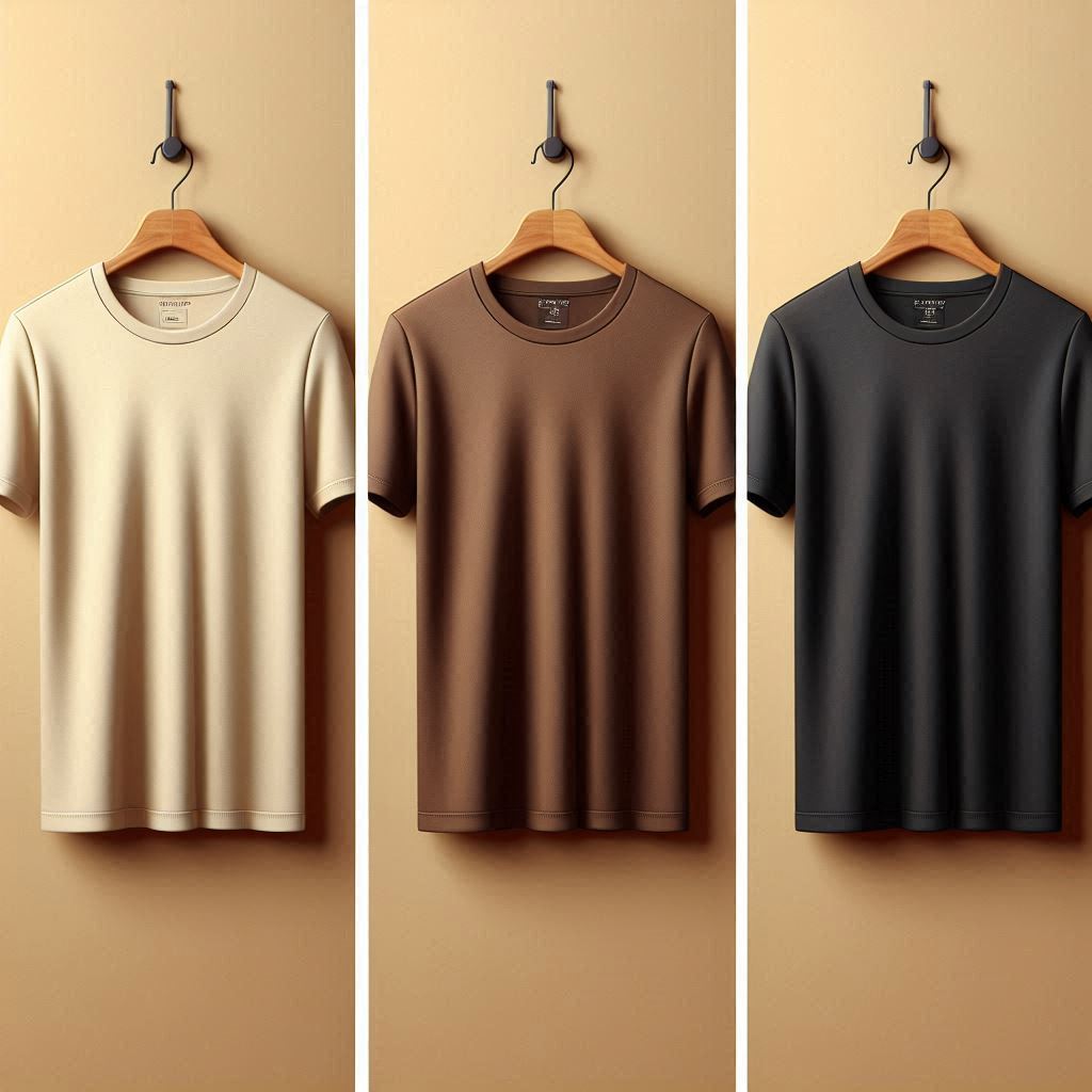 Mens 3 Premium Cotton T-Shirt Bundle by T-Shirt Co - TCOM3TSHB6