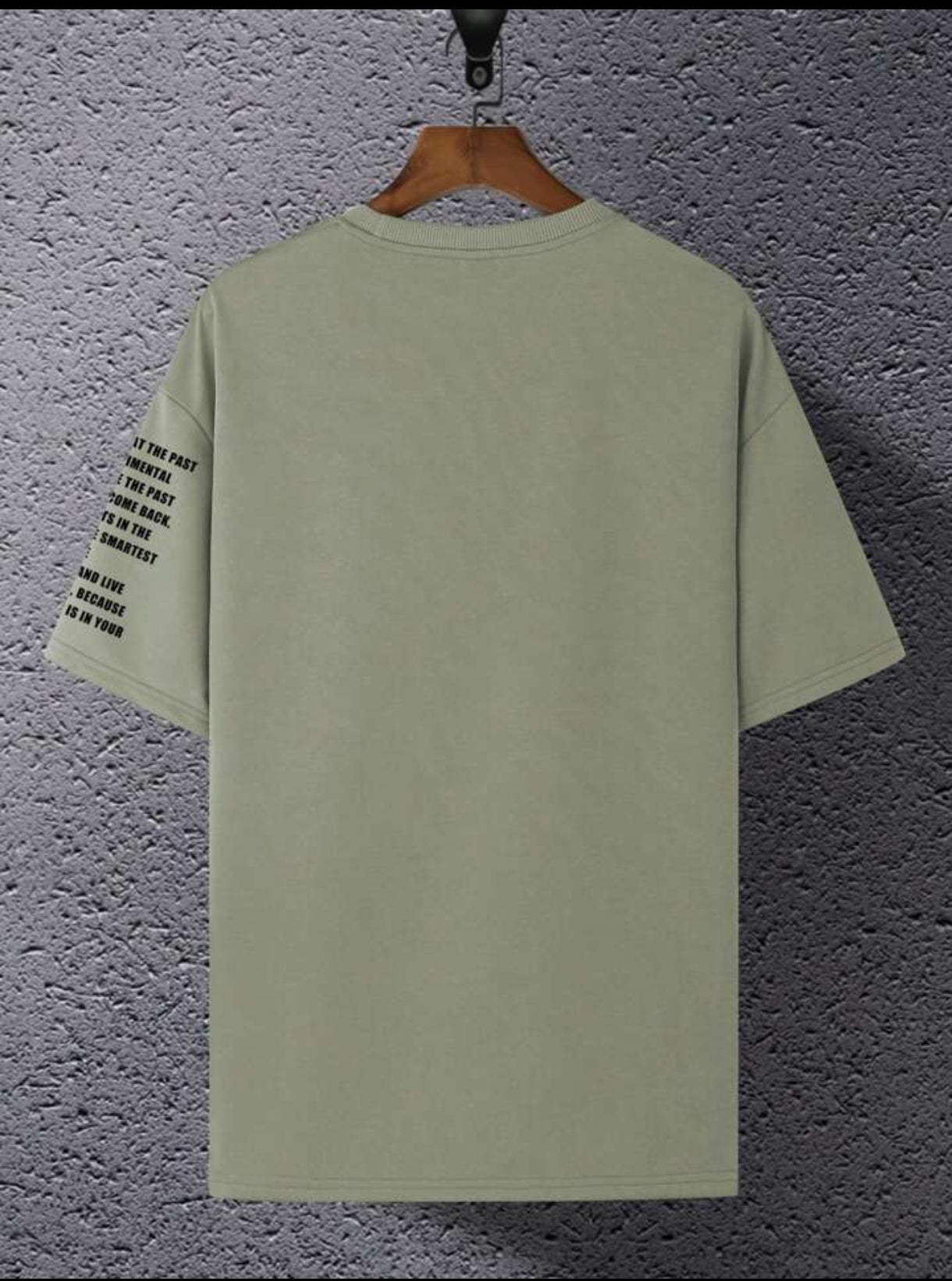 Mens Cotton Sticker Printed T-Shirt TTMPS129 - Green