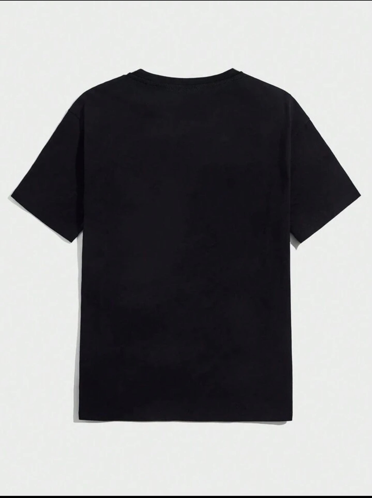 Mens Cotton Sticker Printed T-Shirt TTMPS153 - Black